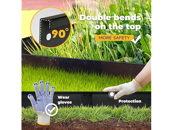 GZLVSOW Steel Garden Edging