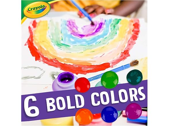 Crayola Crayola Washable Kids Paint (6ct)