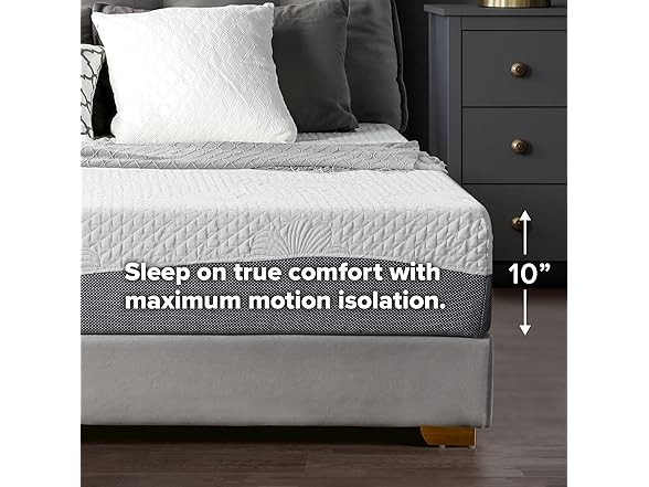 Olee Sleep 10" Gel Foam Full Mattress