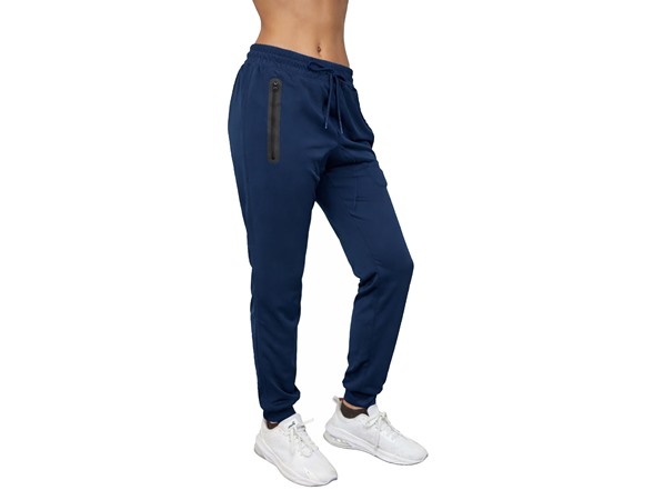 3Pk Asst Womens Tech Jogger w-Zip Pockets