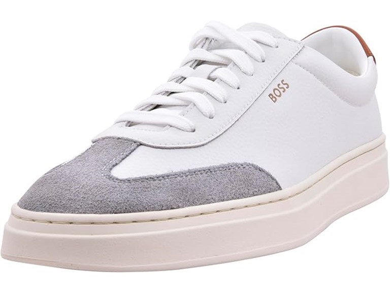 BOSS Men's Kieran Smooth Leather Tennis Sneaker - Gallery 5
