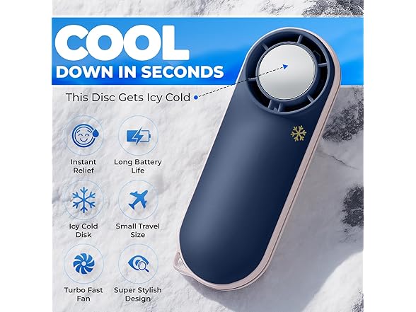 BREEZE ME Instant Cold + Mini Fan