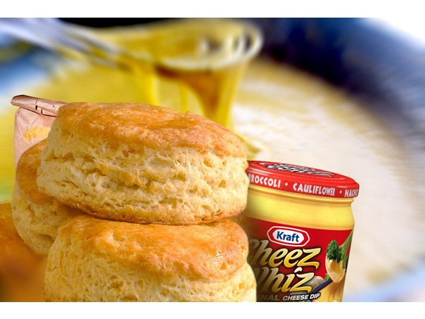 ?iscuits Over Cheese-Whiz