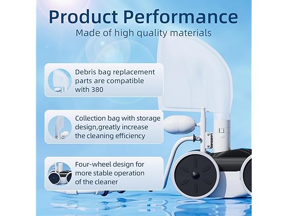 MAKHOON Pool Pressure Side Sweeper