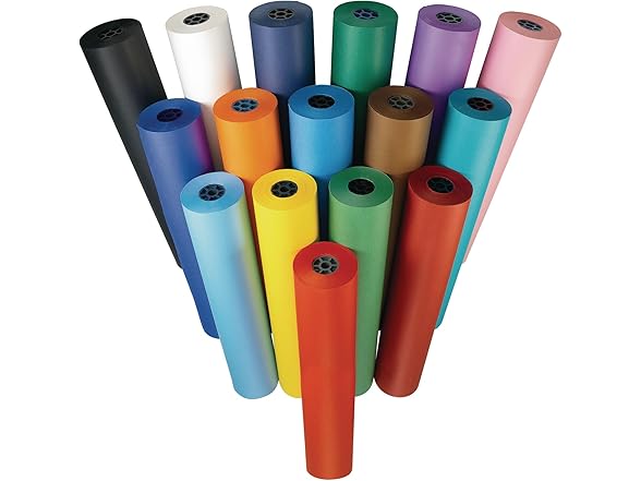 Colorations Bright Blue Paper Roll 36" x 1000'