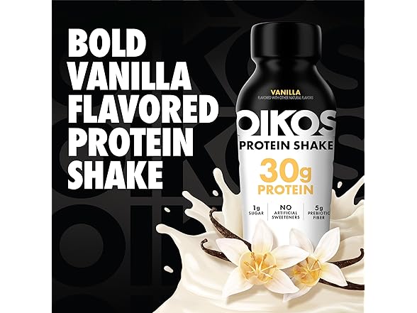 Oikos Oikos Protein Shake, Vanilla, 30g High P