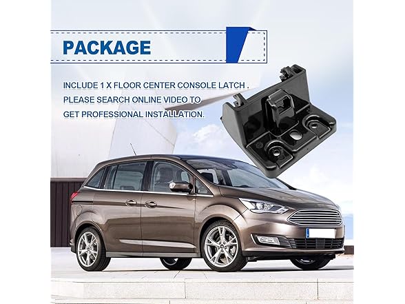 Console Armrest Latch Escape CJ5Z