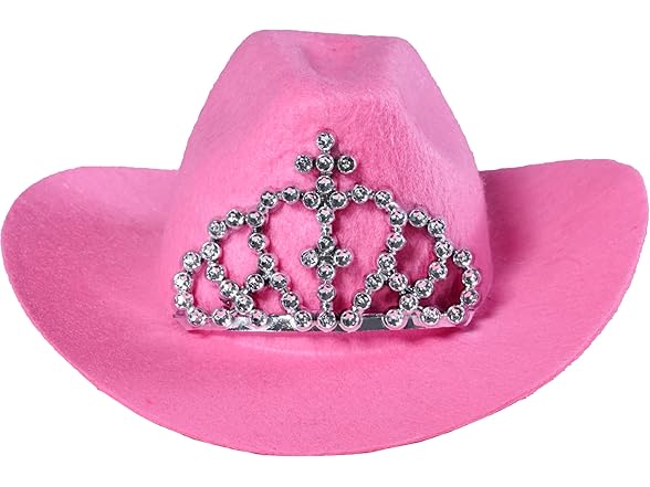 Rubies Rubie's Pink Cowgirl Dog Hat with Tiara, S/M