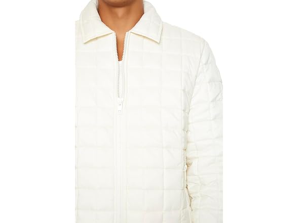 Forever 21 (XL) Quilted Zip-Up Bomber Jacket
