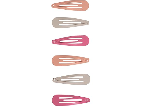 Goody Snap & Go Metal Contour Clips, 10 Count, Warm Tones