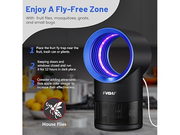 FVOAI Fruit Fly Trap for Indoors