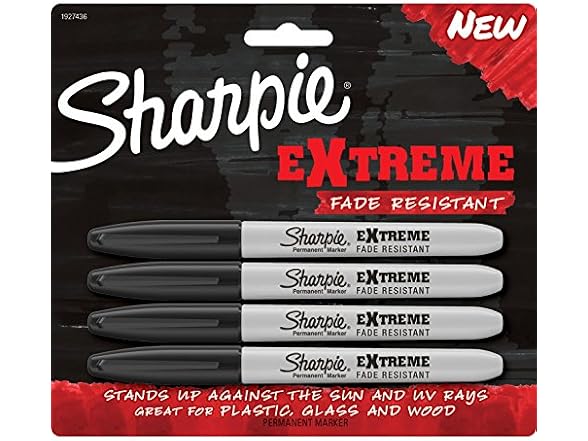 SHARPIE SAN1545022 - MARKER,EXTREME,4CD,BK