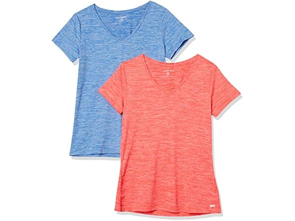 Coral Orange Space Dye/Light Blue Space Dye