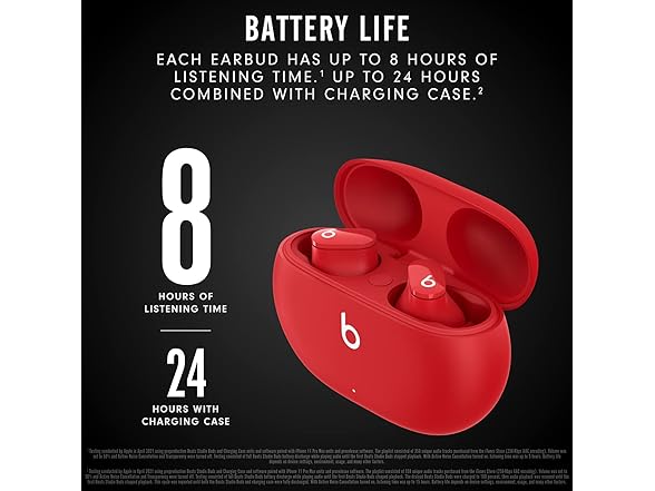 BEATS MJ503LL/A-NEW Beats Studio Buds Wireless Noi