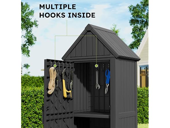 WTFGO Vertical Outdoor Storage Shed - Gallery 4