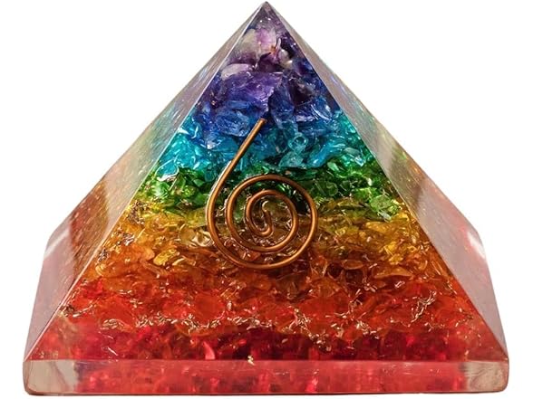 Orgonite Crystal Pyramid Stone