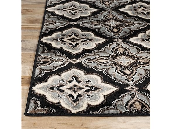 Superior Modern Floral Medallion Indoor Rug, 2'x3'