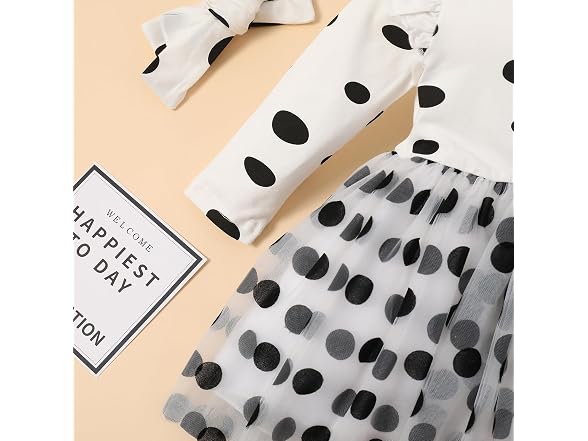 Baby Girl Dalmation Halloween Outfit 