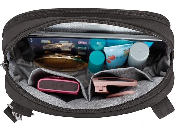 Travelon Anti-Theft Runways Double Compartment Crossbody