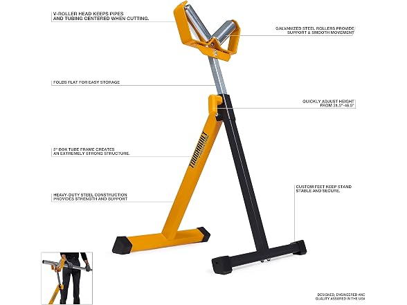 Toughbuilt TB-S220 V-Roller Stand