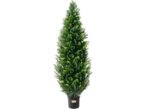 Artificial Cedar Topiary Tree, 48 inch Tall