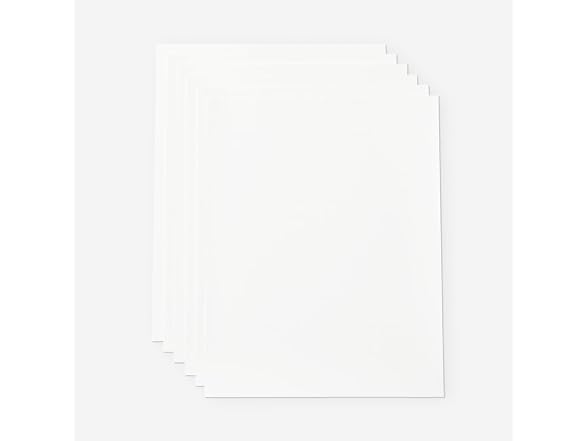 Cricut Vinyl Sticker Paper (12 Clear Sheets, 8.5x11)