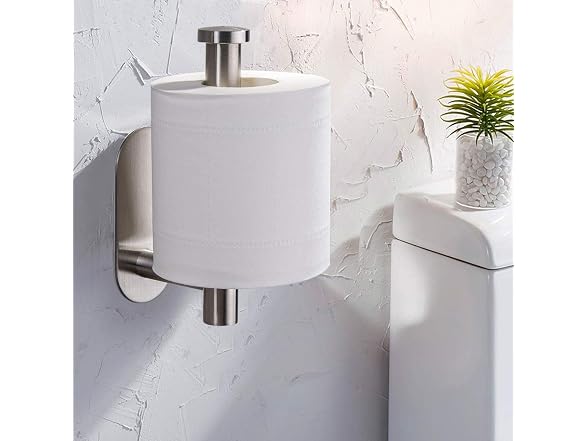 HQDeal Toilet Roll Holder, 3M Self Adhesive Stick