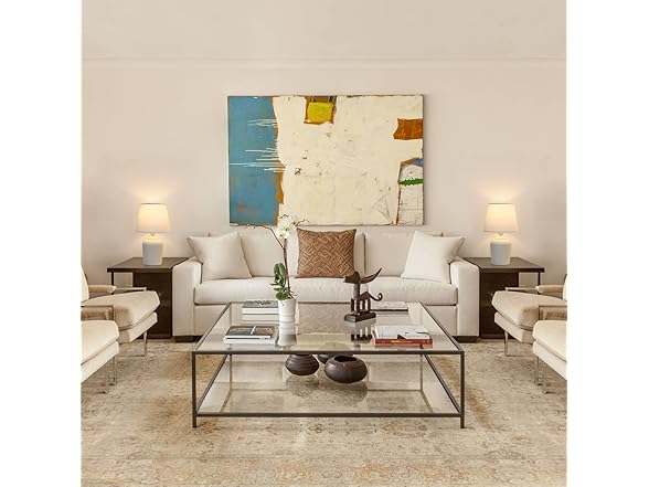 Sucolite Small Table Lamps Set of 2 White