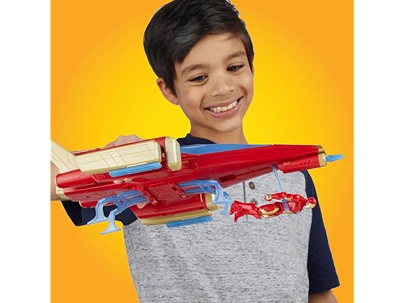 Marvel Avengers Iron Man Repulsor Blast Battle Jet