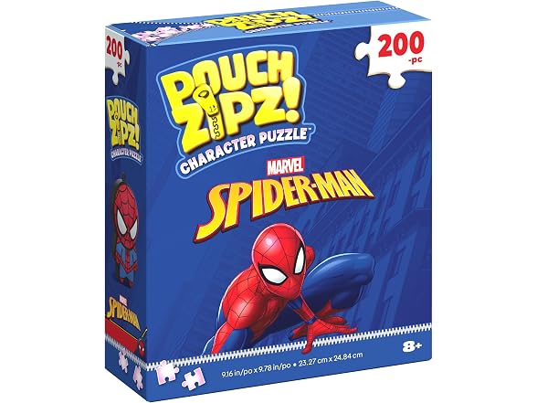 Spin Master Games Pouch Zipz Spider Man Micro Puzzle