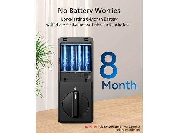 Philips Wi-Fi Smart Door Lock, Keyless with App