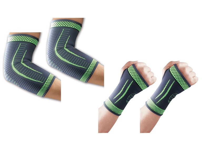 WISH WC - (4PK COMPRESSION) - ELBOW x2 - PALM x2 4-Pack Co