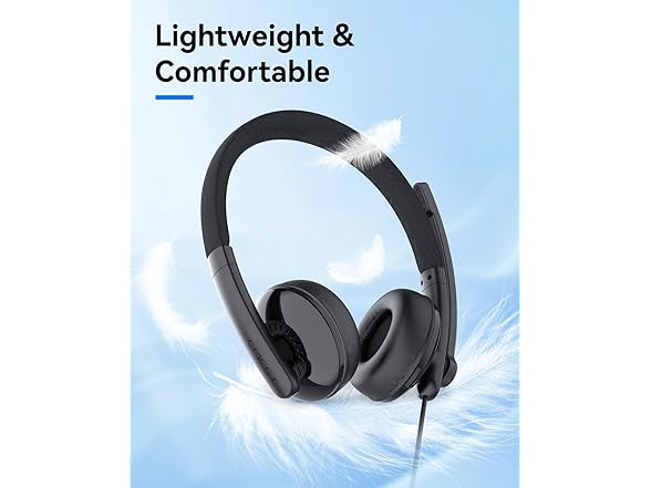 EMEET HS50 Wired Headset with Mic