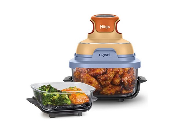 Ninja Crispi 4-in-1 Glass Air Fryer in Mango Clouds