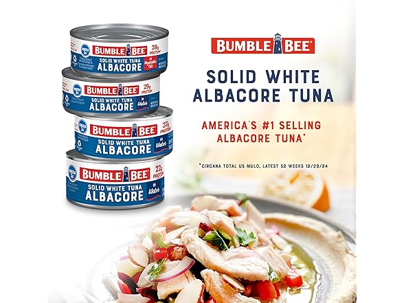 8PK Bumble Bee Solid White Albacore Tuna in Water
