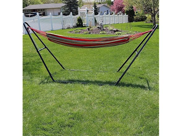 Sunnydaze Decor Sunset-MHS-Combo Hammock Stand - Gallery 3