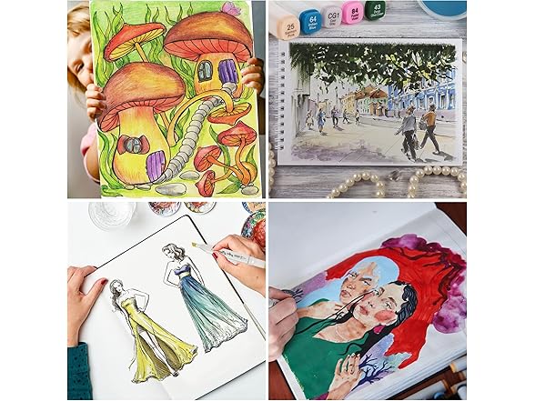 YASNAY Alcohol Markers 80 Colors