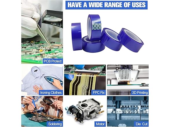 Generic 6Rolls Blue Heat Thermal Tape