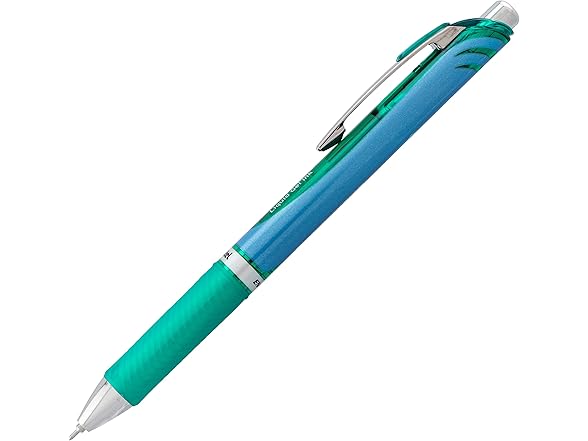 Pentel EnerGel RTX Pen, Green Ink 12-Pk