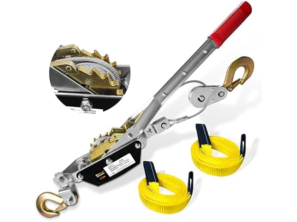 $12.99, Was $29.99, 56% Off! 2 Ton Come Along Winch 12 Ft Steel Cable dealfomo