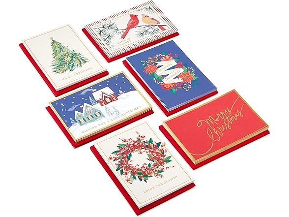 Hallmark Boxed Christmas Cards Assortment