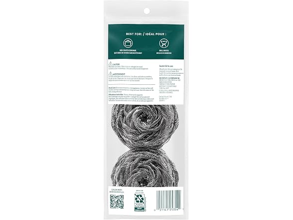 3M Scotch Brite 214C Stnlss Steel Scour Pad