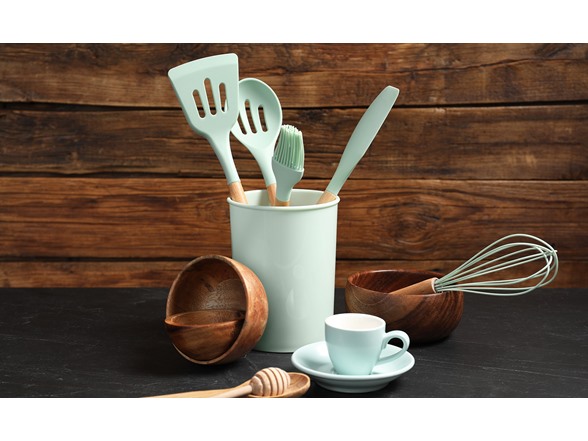 1947KITCHEN 12-Piece:Non-Slip Silicone Utensils Set