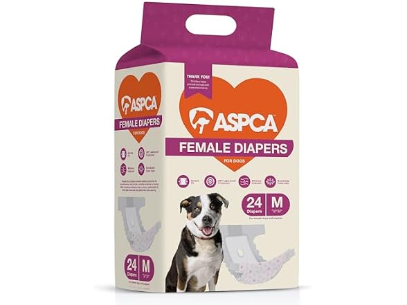 ASPCA ASPCA Female Dog Diapers with Wetness In