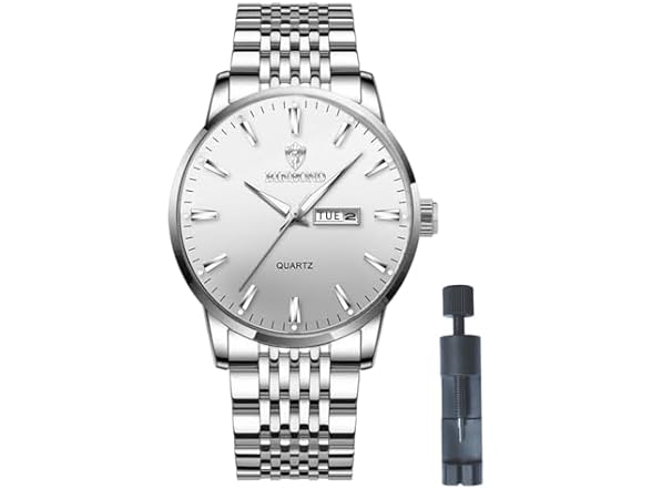 JOOEASI White Steel Watch