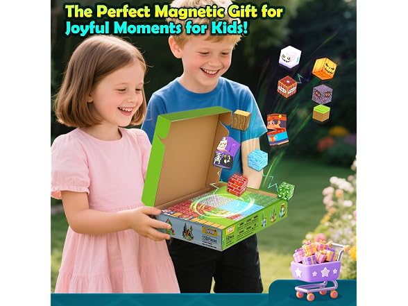 Toylogy 150PCS Magnetic Blocks