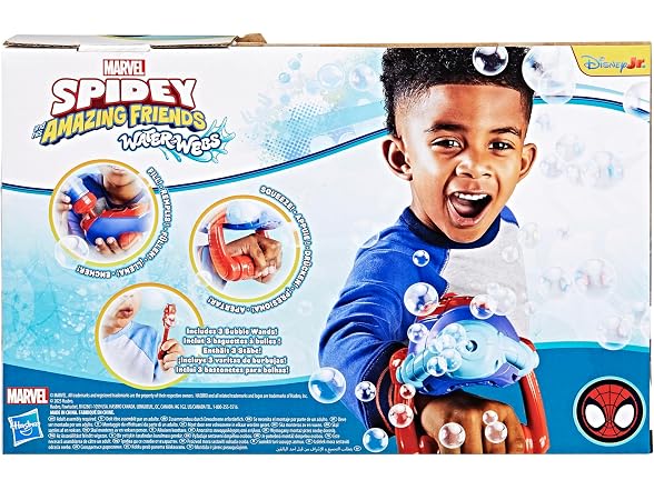 Spidey Water-Webs Electronic Bubble Slinger