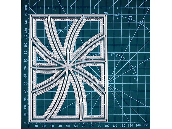 Rectangle Grid Frame Metal Die Cut