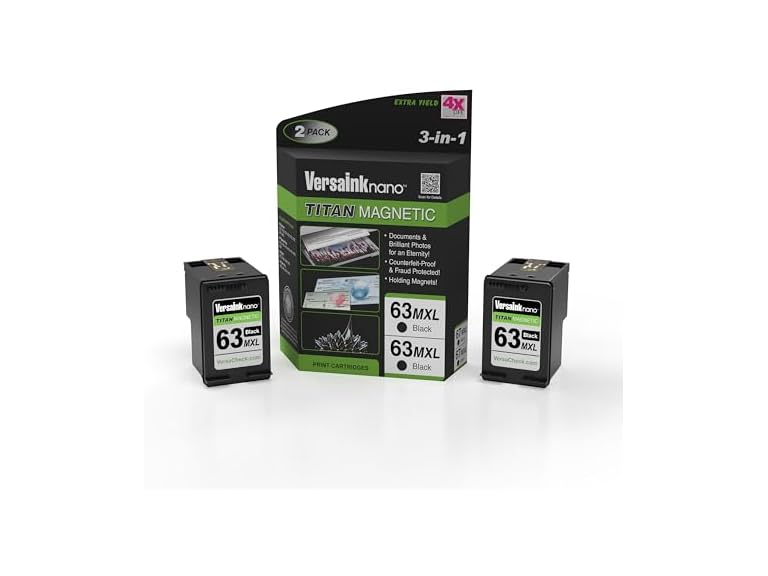 VersaInk-nano HP 65 MS MICR Cartuccia Di Inchiostro Nero Per Stampa A - Foto 9