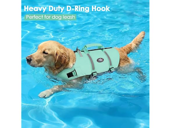 AOFITEE Large Dog Life Jacket Reflective Dog